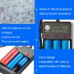 BMAX 18650 USB Charger - 3 Slot 3.7/4.2V Lithium Battery Charging Seat - 5