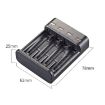 BMAX BH-804U AA/AAA 4 Slot USB Charger with Rechargeable Batteries - 2