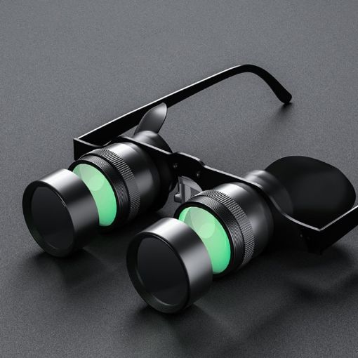 10x HD Focus Fishing Binoculars D-1548 with Polarised Grey Lens - 1
