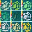 Parrot Green Paper-cut Leaf Ornaments Photography Props - 2