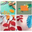 Light Purple Leaf Ornaments Photography Props - Paper-cut - 4