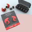 Red Anti-noise Soundproof Sleep Earplugs - 2