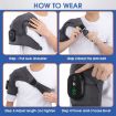 Gray Black Electric Heating Shoulder Massager with Vibration - 6