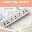 LDNIO SC10610 30W Multifunctional Fast Charging Socket, US Plug - 3