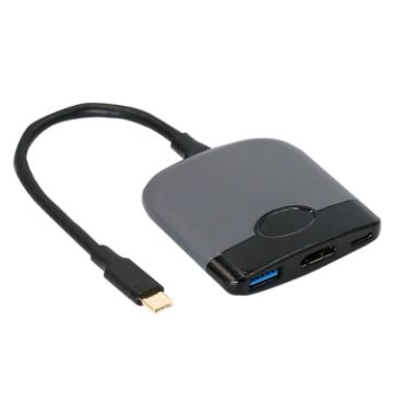 H0231 Mobile/Nintendo Switch Portable Expansion Dock (Black Grey) - 1