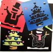 DIY Drawing Stencil for Children - Colorful Hollow Copy Board H-16 - 4