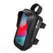 WILD MAN E12 1L EVA Hard Shell Waterproof Bike Front Bag (Black) - 1