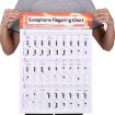 Saxophone Fingering Chord Diagrams Coated Paper (Large) - 1