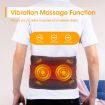 Gray USB Heated Massage Lumbar Belt with Red Light Therapy - 5