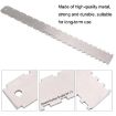 GNR3 Stainless Steel Bass Guitar Neck Ruler, Double Teeth+Leveling - 4