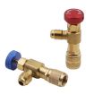 Fluoridation Safety Valve Refrigerant Connector R22 R410 - 4