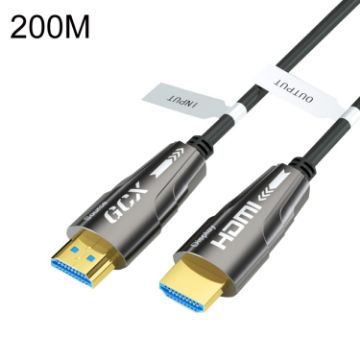 HDMI 2.0 Male to Male 4K HD Active Optical Cable, 200m Length - 1