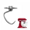 KitchenAid 5QT Stainless Steel Dough Hook for Stand Mixer Accessories - 1