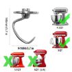 KitchenAid 5QT Stainless Steel Dough Hook for Stand Mixer Accessories - 2