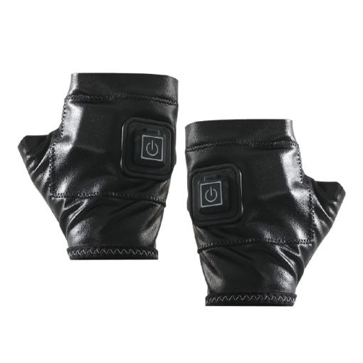 Adjustable Electric Heating Gloves, Rechargeable, Half Finger, Size S - 1