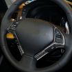 Infiniti G35/G37/G25/Q60 Steering Wheel Trim Sticker Set, 6pcs (Black) - 6