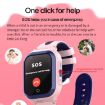 DF70 1.4" 4G GPS WiFi Kids Calling Watch with SOS - Pink - 6