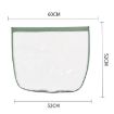 Green Magnetic Transparent Electric Vehicle Charging Port Cover - 2
