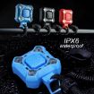 2-In-1 140db Red Bike Bell & 4-Lamp Light with 5-Sound Horn - 5