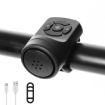 120db Electric Bicycle Bell, 4 Modes, Rechargeable Alarm Horn - 1