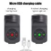 120db Electric Bicycle Bell, 4 Modes, Rechargeable Alarm Horn - 3
