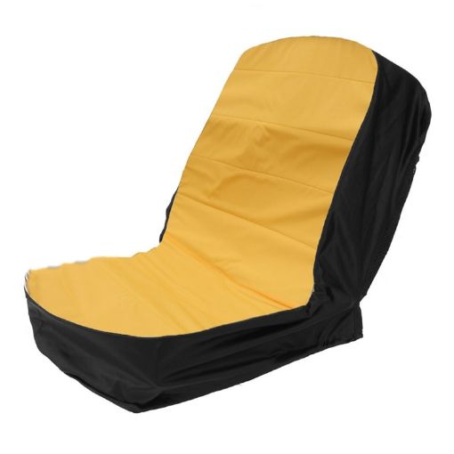 Yellow Black Dustproof Seat Cover for 15" Grass Cutter/Tractor - 1