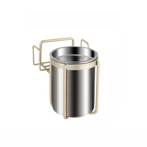 Wall-mounted Stainless Steel Ashtray - No Punching, No Smoke Buckle - 1