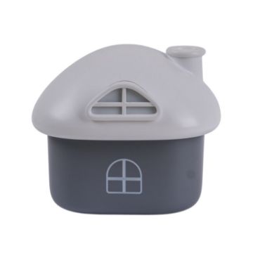 Gray USB Rechargeable Night Light Humidifier for Desktop - 1