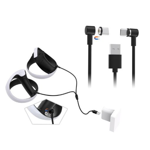 DOBE Magnetic Type-C Charging Cable for PS5 VR2/Switch Controller - 1