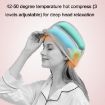 Pink Air Wave Head Massage Device with Heating Compress - 4