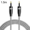 EMK QH4.0 Mini Toslink 3.5mm SPDIF Audio Cable, 1.5m, Black - 1