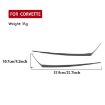 Chevrolet Corvette C8 Taillight Lower Trim Sticker Set (2pcs, Black) - 3