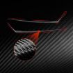 Chevrolet Corvette C8 Taillight Lower Trim Sticker Set (2pcs, Black) - 5