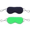 Double-sided Sleep Eye Mask Set (Tibetan Blue & Youth Green) - 1