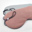 Double-sided Sleep Eye Mask Set: Wine Red & Rose Red, 2pcs - 5
