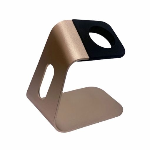 Gold Z65 Aluminum Stand for Apple Watch Charging Display - 1