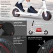 8.5" Honeycomb Tire for Xiaomi M365/Pro/1S/Pro2 Scooter (Black) - 5
