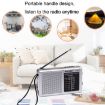 BAIJIALI BJL228 Retro FM AM Radio with Built-in Speaker (White) - 5