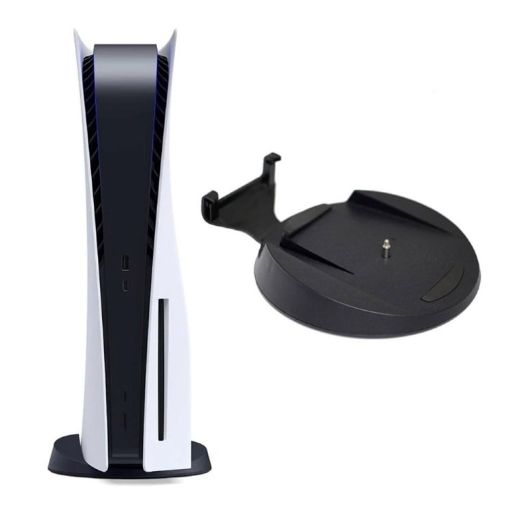 PS5 Host Vertical Stand Holder with Fixing Screw Bracket Base - 1