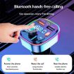 Q7 3.1A Car Charger FM Transmitter with Bluetooth & Colorful Lighting - 4