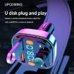 Q7 3.1A Car Charger FM Transmitter with Bluetooth & Colorful Lighting - 6