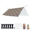 Camouflage 3X3m Waterproof Tent Tarp Canopy Sunshade Floor Mat - 1