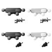 White S03 Gravity Air Outlet Phone Holder with Spiral Clip - 2