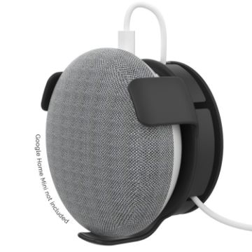 AhaStyle PT62 Wall Bracket for Google Home Mini - Black - 1