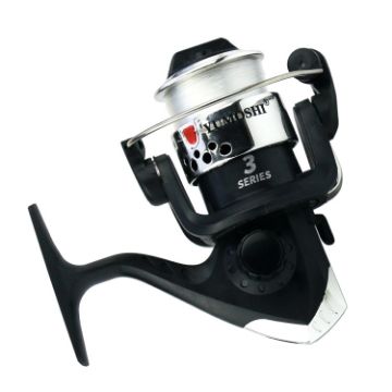 YUMOSHI JL200 Spinning Reel With Line - Electroplated Silver - 1
