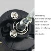 YUMOSHI JL200 Spinning Reel With Line - Electroplated Silver - 6