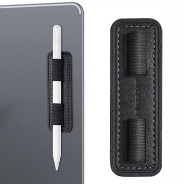 AhaStyle PT184 Black PU Leather Adhesive Pen Holder - 1