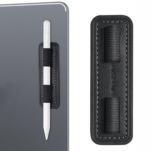 AhaStyle PT184 Black PU Leather Adhesive Pen Holder - 1