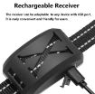 2-In-1 Electric Dog Fence & Remote Collar Vibration & Shock (Black) - 6