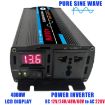 High Power 4000W (800W) Car Sine Wave Inverter 12V to 220V - 3